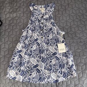 A.n.a. Floral Patterned Button Top